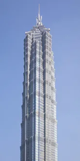 Pudong Prints: Jinmao Tower, Lujiazui financial district, Pudong, Shanghai, China