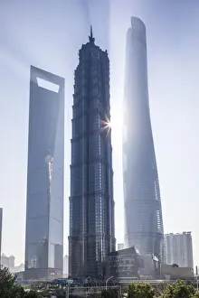 Jinmao Tower, Shanghai World Financial Center & Shanghai Tower, Pudong, Shanghai Tower