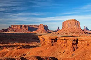 Butte Prints: John Ford's Point, Monument Valley Navajo Tribal Park, Utah-Arizona, USA