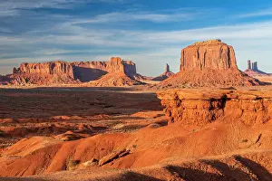 Butte Prints: John Ford's Point, Monument Valley Navajo Tribal Park, Utah-Arizona, USA