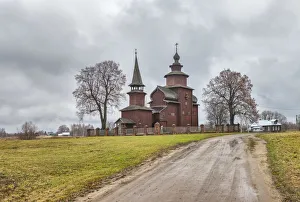 John the Theologian wooden church, 17th century, Bogoslov, Rostov, Yaroslavl region John the Theologian wooden church, 17th century, Bogoslov, Rostov, Yaroslavl region