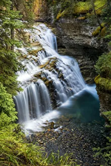 Johnston Canyon Waterfall, Banff National Park, Alberta, Canada