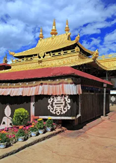 Tibet Prints: Jokhang temple, Lhasa, Tibet, China