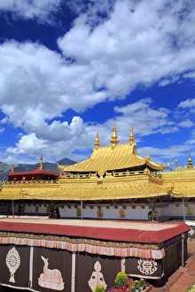 Tibet Prints: Jokhang temple, Lhasa, Tibet, China