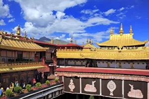 Ivan Vdovin Prints: Jokhang temple, Lhasa, Tibet, China