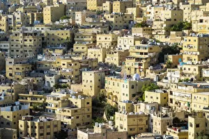 Images Dated 5th February 2019: Jordan, Amman Governorate, Amman. Urban view of buildings in central Amman