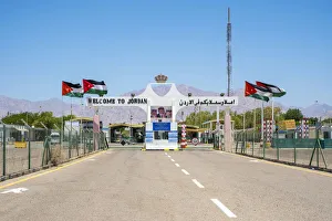 Jordan, Aqaba Governorate, Aqaba. Wadi Araba boder crossing