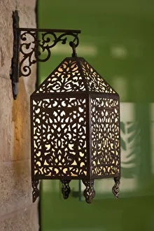 Images Dated 21st September 2011: Jordan, Aqaba, traditional Arab lamp