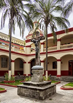 Images Dated 9th October 2018: Jordan Convent Cloister, Otavalo, Imbabura Province, Ecuador