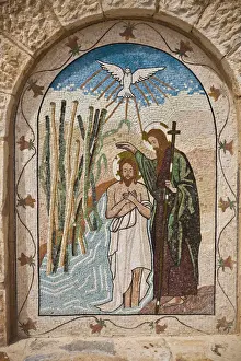 Jesus Christ Prints: Jordan, Jordan River Valley, Bethany-Beyond-The-Jordan-Al-Maghtas, Baptismal site