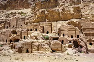 Jordan, Ma an Governorate, Petra. UNESCO World Heritage Site