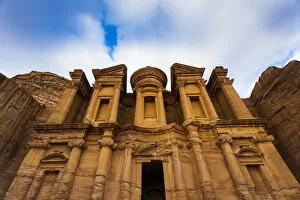 Images Dated 20th December 2012: Jordan, Petra-Wadi Musa, Ancient Nabatean City of Petra, The Monastery, Al-Deir
