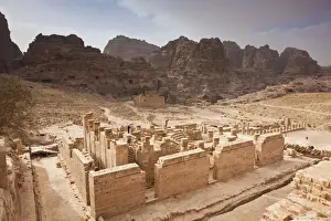 Jordan, Petra-Wadi Musa, Ancient Nabatean City of Petra, Upper Temenos Temple