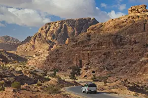 Jordan, Petra-Wadi Musa, Ancient Nabatean City of Petra, Umm Sayhoun access road