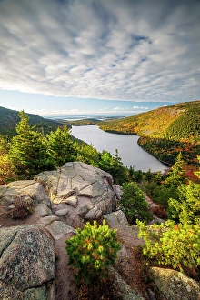 Bar Harbor Prints: Jordan Pond, Mount Desert Island, Acadia National Park, Bar Harbor, Maine, United States