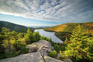Bar Harbor Prints: Jordan Pond, Mount Desert Island, Acadia National Park, Bar Harbor, Maine, United States
