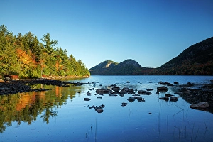 Bar Harbor Prints: Jordan Pond, Mount Desert Island, Acadia National Park, Bar Harbor, Maine, United States