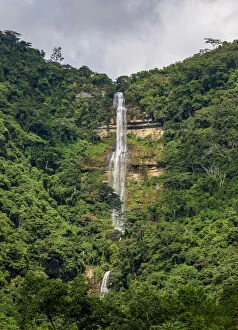 Images Dated 18th December 2018: Juan Curi Waterfall near San Gil, Santander Department, Colombia