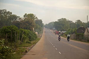 Equator Collection: Juba, South Sudan. A main street used to transport good into the city