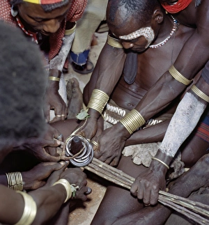 African Ceremony Gallery: During a Jumping of the Bull ceremony