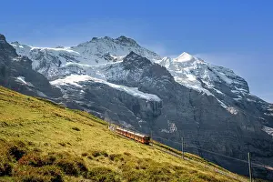 Jungfrau Region Prints: Jungfrau above Kleine Scheidegg, Berner Oberland, Switzerland