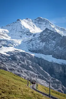 Jungfrau Region Prints: Jungfrau above Kleine Scheidegg, Berner Oberland, Switzerland
