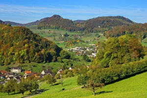 Images Dated 14th October 2018: Jura landscape near Reigoldswil, Basel-Country, Switzerland
