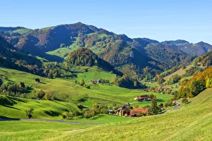 Solothurn Prints: Jura mountains from Passwang pass, Solothurn, Switzerland