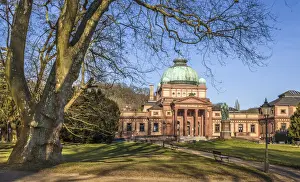 Hesse Prints: Kaiser-Wilhelms Bath in the spa gardens of Bad Homburg vor der Hoehe