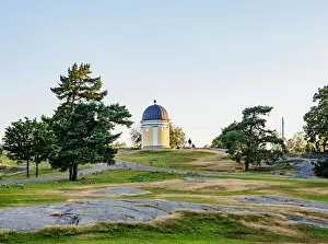 Uusimaa County Prints: Kaivopuiston tahtitorni, observatory at the Kaivopuisto Park