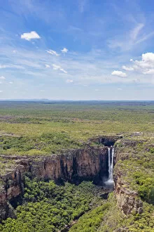 Images Dated 18th January 2017: Kakadu National Park, Top End, Northern Territory, Australia. Jim Jim Falls aerial view