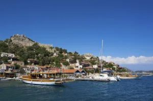Katja Kreder Prints: Kale Caste, Port, Simena, Lykia, Turquoise Coast, Turkey
