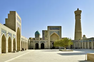 Bukhara Gallery: Kalon mosque and minaret. Bukhara, a UNESCO World Heritage Site. Uzbekistan