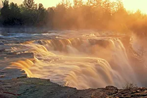 Central Canada Prints: Kaministiquia River at Kakabeka Falls, Kakabeka, Ontario, Canada Kakabeka, Ontario, Canada