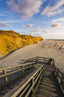Kampen, Sylt island, North Frisia, Schleswig-Holstein, Germany. Rotes Kliff (red cliff)