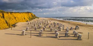 Kampen, Sylt island, North Frisia, Schleswig-Holstein, Germany. Rotes Kliff (red cliff)