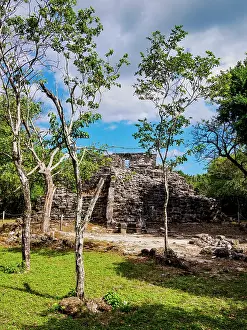 Yucatec Prints: Ka'na Nah, Tall House Temple
