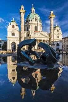 Innere Stadt Prints: Karlskirche, Vienna, Austria