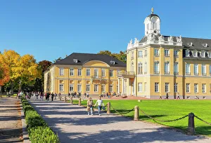 Karlsruhe Palace with Palace Square, Karlsruhe, Baden-Wurttemberg; Germany