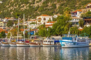 Images Dated 19th November 2019: Kas Harbour, Kas, Turkey