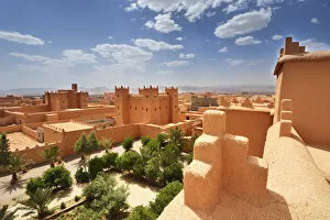 The kasbahs of Nkob. Morocco