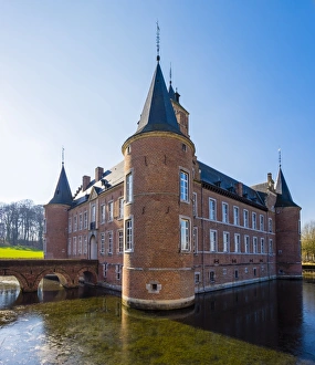Kasteel Alden Biesen castle, Bilzen, Limburg, Vlaanderen (Flanders), Belgium