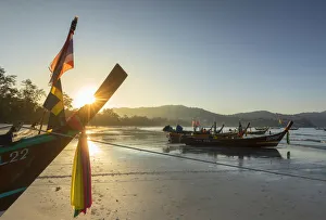 Kata Beach at sunrise, Phuket, Thailand