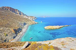 Folegandros Prints: Katergo beach, Folegandros Island, Cyclades Islands, Greece