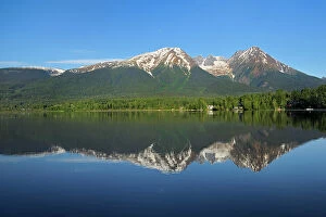 Western Canada Collection: Kathlyn Lake reflection SMithers, British Columbia, Canada