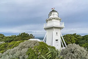 North Otago Prints: Katiki Point lighthouse. Moeraki peninsula, Waitaki district, Otago region, South Island
