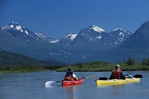 2 People Prints: Kayaking, Moose Valley