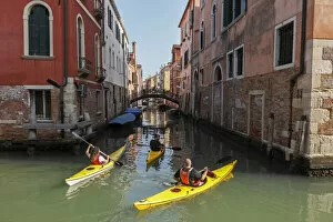 Paddle Gallery: Kayaks in Venice, Veneto, Italy, Europe