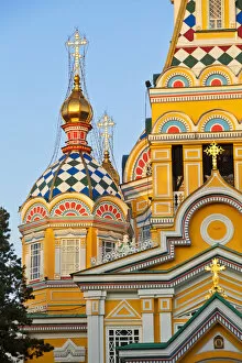 Images Dated 7th November 2011: Kazakhstan, Almaty, Panfilov Park, Zenkov Cathedral previously known as Ascension