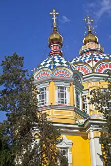 Images Dated 7th November 2011: Kazakhstan, Almaty, Panfilov Park, Zenkov Cathedral previously known as Ascension